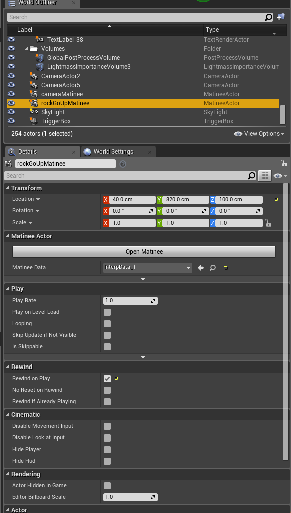 inLevelAnimationMatineeSettings